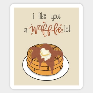 Waffle Love Sticker